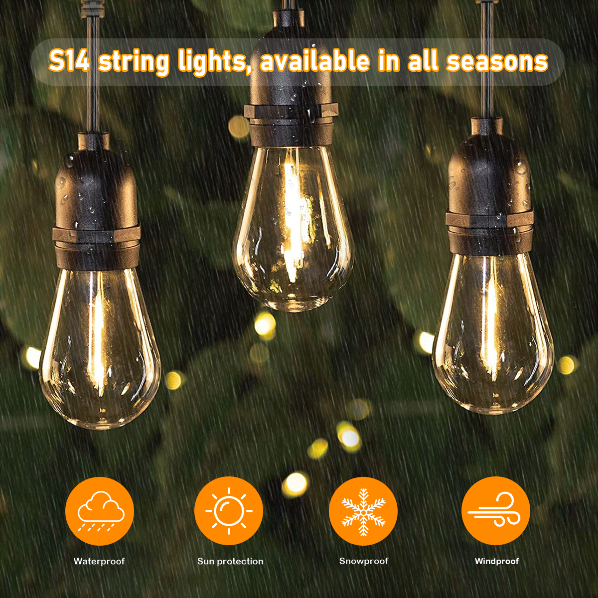 HCP090 S14合规圆线高压灯串